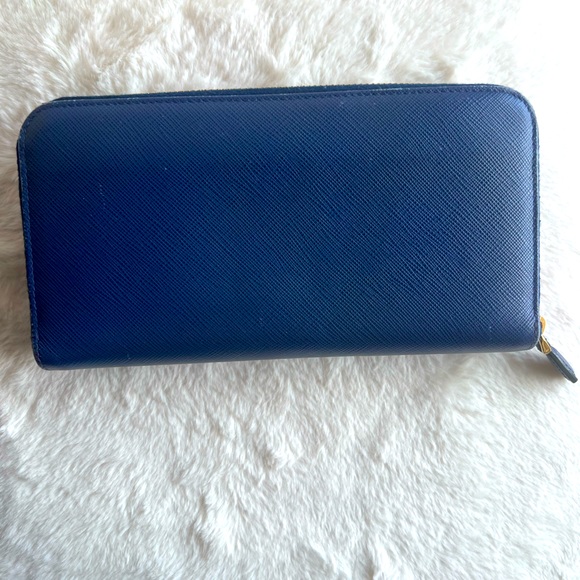 Prada Blue Leather Wallet - Picture 3 of 9